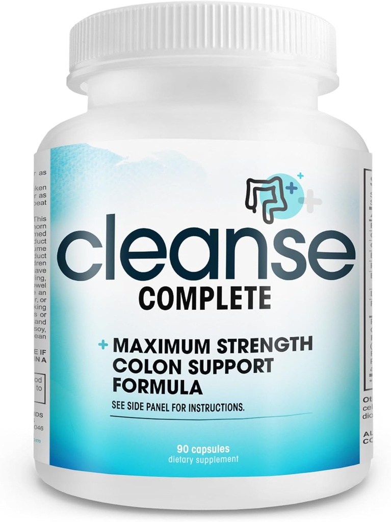 Cleanse Complete - 트리플 강도 활성화 콜론 Cleansefor 최적의 콜론 건강 및 콜론 케어.