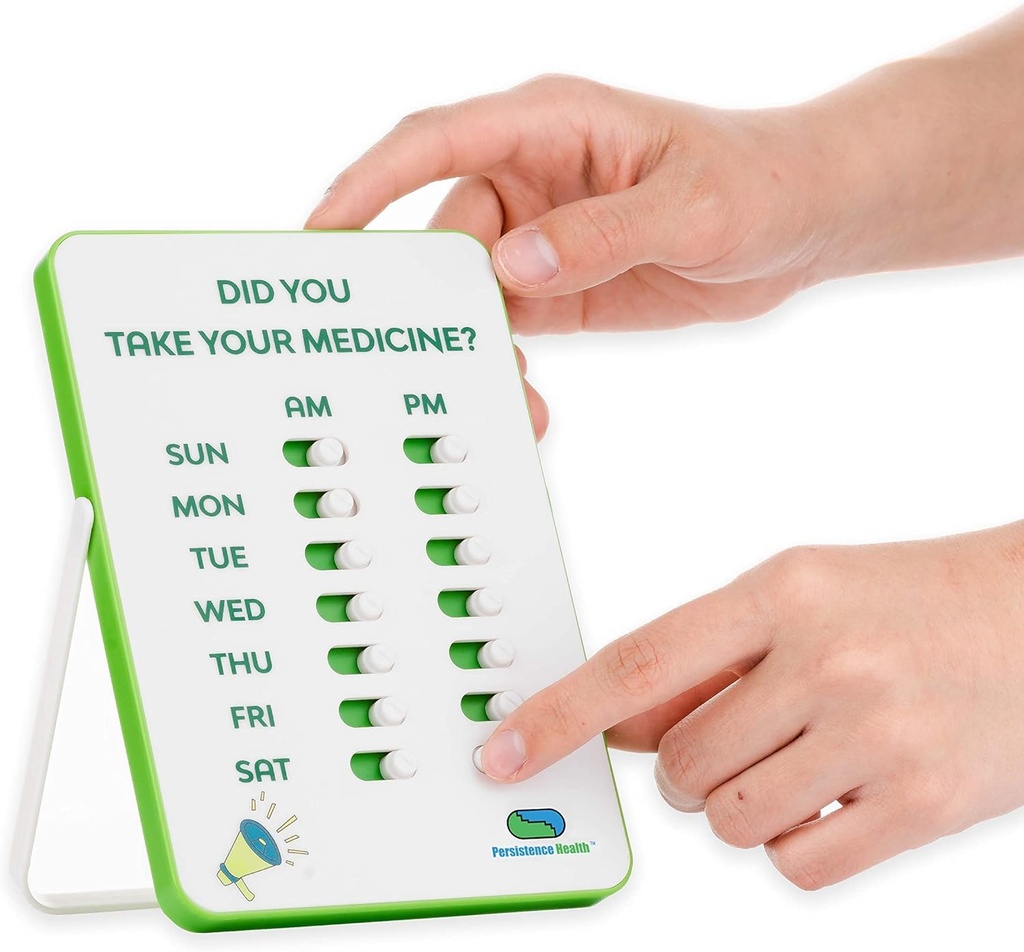 약물 트래커 및 알약 Reminder | 시각 알림 경보 | 7일 AM PM Medication Reminder | 테이크아웃 및 슬라이드 | 더 많은 중고 또는 더블 도킹 | Elderly (Two Column English)