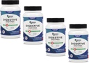Zenesis Labs 소화 효소 - Amylase, Bromelain, Protease, Lipase & 14 다른 효소 대량 360 캡슐 공급 (4 병 세트 - 90 캡슐/병)