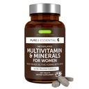 Igennus 여자를 위한 높은 힘 메틸을 섞는 Multivitamin, 순수한 & 청결한 성분, 활동적인 B 비타민, 비타민 K2 MK7, Gentle 철, 중단된, 비 GMO & Halal, 180 정제를 가진 MTHFR 보충교재