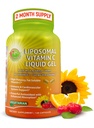 Liposomal 비타민 C 액체 젤 캡슐 - 1100mg - 유기 Acerola 체리로 만드는, 높은 Potency 비타민 C Liposomal 면역성 지원은 강화한 흡수 & 생물 분해성 - 120의 조사를 가진 보충교재를 강화했습니다