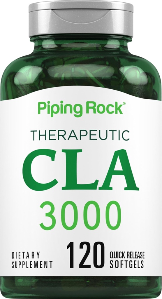배관 바위 CLA 보조제 | 3000mg | Conjugated Linoleic Acid | 120 Softgels | Non-GMO, 글루텐 프리