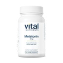 Vital Nutrients Melatonin 3mg | Vegan | Low-Dose Melatonin | 몸의 자연적인 수면주기를 지원하는 수면 보충 | 글루텐, 낙농장, 간장 무료 | 60 캡슐
