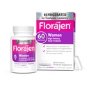 Florajen Women 's Vaginal Probiotic - Gut Health, Vaginal PH Balance, & Constipation Relief - Lactobacillus가있는 멀티 스트레인 포뮬러 - 효능을 위해 냉장 - 60 캡슐