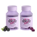 Lemme Debloat - 2 임상적으로 Studied Probiotics & Prebiotic, 채식주의, 글루텐 무료, 비 GMO, 블랙 베리 맛 (60 개) (2 개 포장)