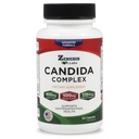 Zenesis Labs Candida Complex Cleanse Detox Caprylic 산성 보충, Oregano 추출물, Probiotics, 효소 (60 캡슐, 30 일 공급)