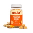 Black Pepper & Ginger를 사용한 BeLive Turmeric Curcumin - Immune Support, Healthy Skin 및 Mobility를위한 Turmeric 및 Ginger Supplement의 500 mg - 열대 맛 | 60 개