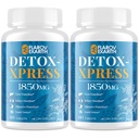 Canna Cleanse, Liver Cleanse Detox & Repair Chewable Tablets, Milk Thistle Supplement, 여성 및 남성을위한 빠른 Acting Body Detox, Liver, Kidney, Digestion & Metabolism, 120 정제