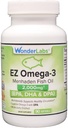 대서양 Menhaden 물고기 기름 Omega-3 2000 mg, Burpless, 미국에서 만든, EPA+의 완벽한 균형 DHA + DPA 90 소프트젤