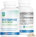 DAO 보충제 Histamine 차단제 - Histamine Digest & Intolerance 지원을위한 고급 DAO 효소 공식 및 비타민 C - Diamine Oxidase DAO 보충, 30 캡슐