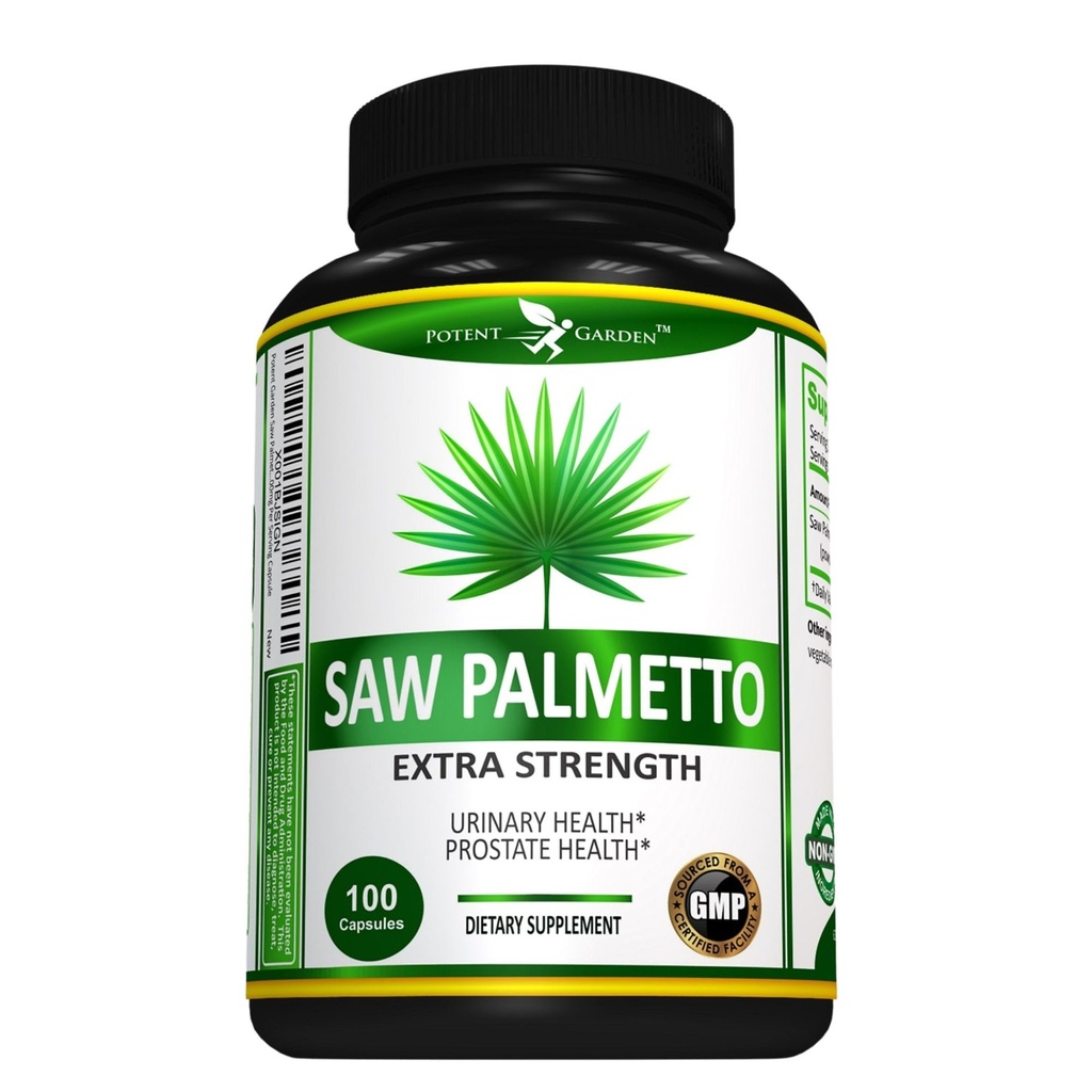 유력한 정원은 Palmetto 500 mg를 보았습니다 - 남자를 위한 전립선 보충교재 - 건강한 Urination 빈도 & 교류 - 비 GMO, 100는 Palmetto 캡슐을 보았습니다