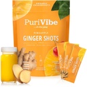 Pineapple & Turmeric - Superfood Juice Powder - 면역, 소화 및 에너지 지원 - 15 Wellness Stick Packs - PuriVibe