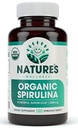 USDA 유기 Spirulina 정제 - 비 GMO 녹색 Superfood 보충교재: 신선한 파랗고 녹색 조류의 3000mg, Vegan, 글루텐 자유로운, 지속 가능한 성장, 살충제는 정제, 180' 당, 500mg 해방합니다