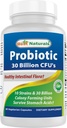 제일 자연적인 Probiotic 10 Strains & 30억 CFU Intestinal Flora, 60의 Veggie 캡슐 (60의 조사)