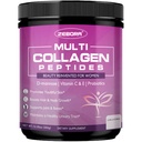 ZEBORA Multi Collagen Peptides Powder for Women – D-Mannose & Women's Probiotics와 Hydrolyzed Collagen Peptides – 스킨, 헤어, 손톱, 그리고 유린 트랙 건강, 불쾌한, 35 서빙