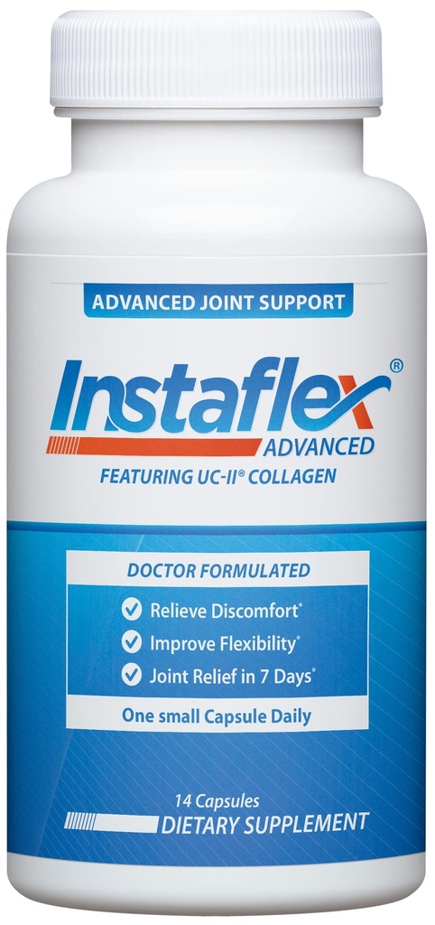 Instaflex 고급 합동 지원 - 의사 공식화 된 합동 기복 보충, 교원질 & 5 다른 합동 불편 싸움 성분 - 14 조사