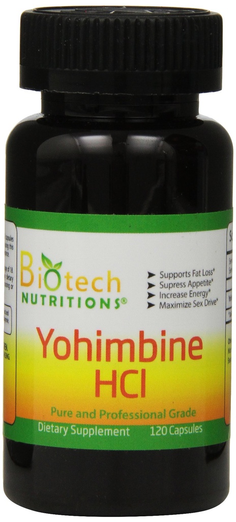 Yohimbine HCl 규정식 보충교재, 120 조사