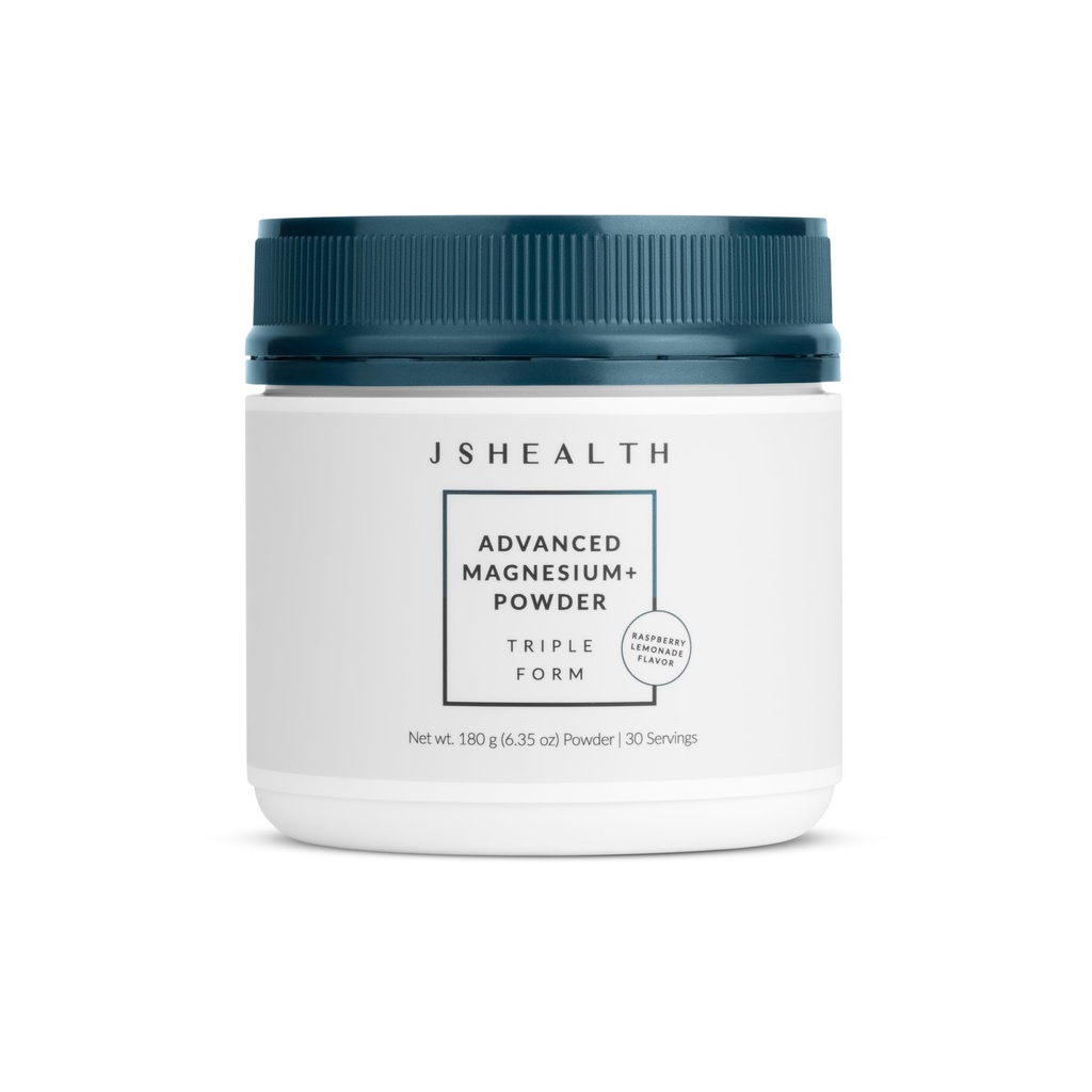 JSHealth 비타민 고급 마그네슘 + 마그네슘 글리세라이드와 분말 - 3 Bioavailable 형태, 400 mg/Serving
