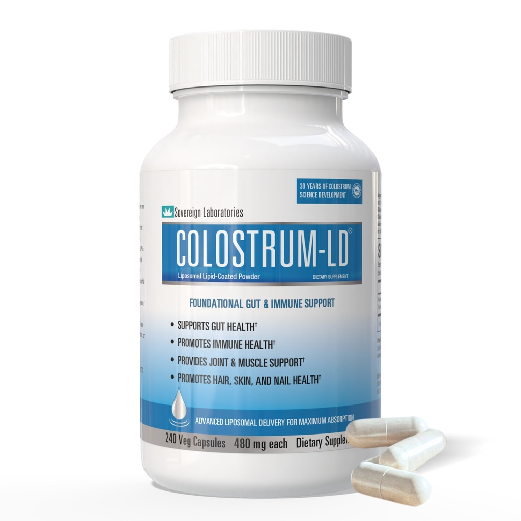 Colostrum-LD 캡슐 Colostrum - 높은 흡수 - 240 캡슐