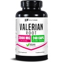 Healthfare Valerian Root Capsules | 3000mg 고분자 추출물 | 240 Vegan Pills | Relaxation & Sleep Support를 위한 초본 보충 | Non-GMO, Gluten-Free, Made in USA