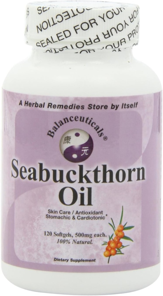 Seabuckthorn 기름, 120 Softgels, 각 500mg