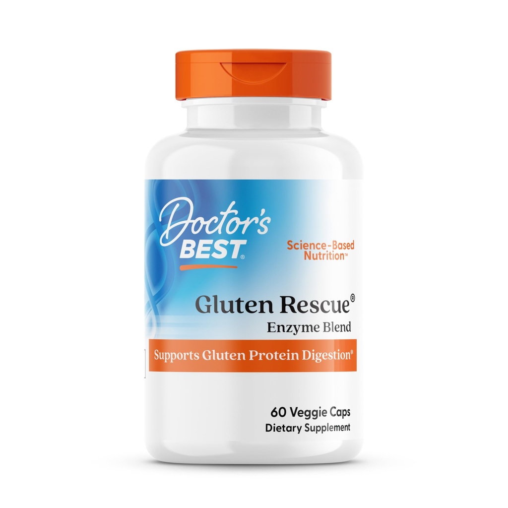 Glutalytic, Non-GMO, Vegan, 60 Count (Pack of 1)와 의사의 최고의 글루텐 구조
