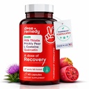 회복의 복용량|Liver Detox | 미국에서 제작 | USDA | 더 나은 모닝 복구 아시아 플러시 지원 | Dihydromyricetin DHM, Quercetin, 비타민 B, 우유 이틀, 플리커리 배, | (45 알약)