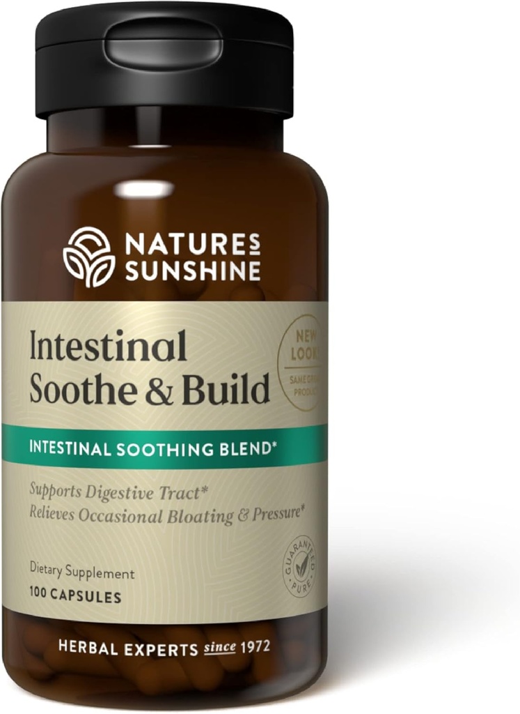Nature's Sunshine Intestinal Soothe 및 빌드 100 캡슐