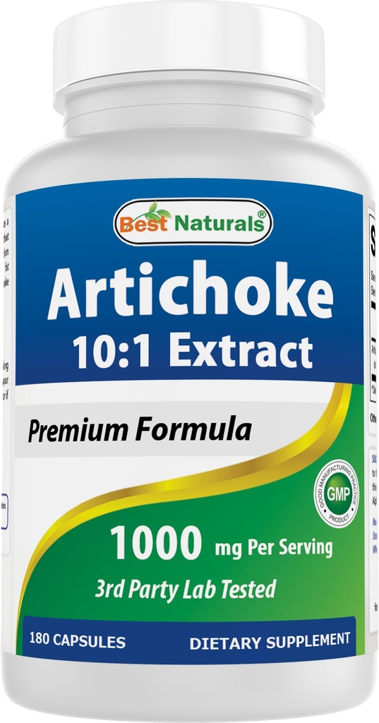 제일 자연적인 Artichoke 추출물 1000 mg 당 서빙 3rd 당 실험실은 - 180의 캡슐을 시험했습니다