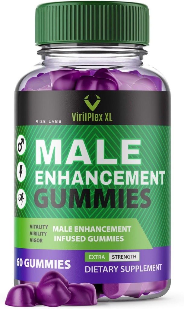 VirilPlex XL 남성 성과 Gummies, 건강과 웰빙을 위한 우수한 공식, 남자 Gummys를 위한 VirilPlex XL는 최고 성과를 전달하기 위하여, VirilPlexXL Gomitas (60의 Gummies)