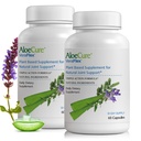 AloeCure VeraFlex 천연 합동 건강은 USDA 유기 알로에 Vera - 합동 안락, 기동성 및 융통성을 지원하는 식물 기초를 두는 캡슐 - 60의 캡슐 x 2 Btls를 보충합니다