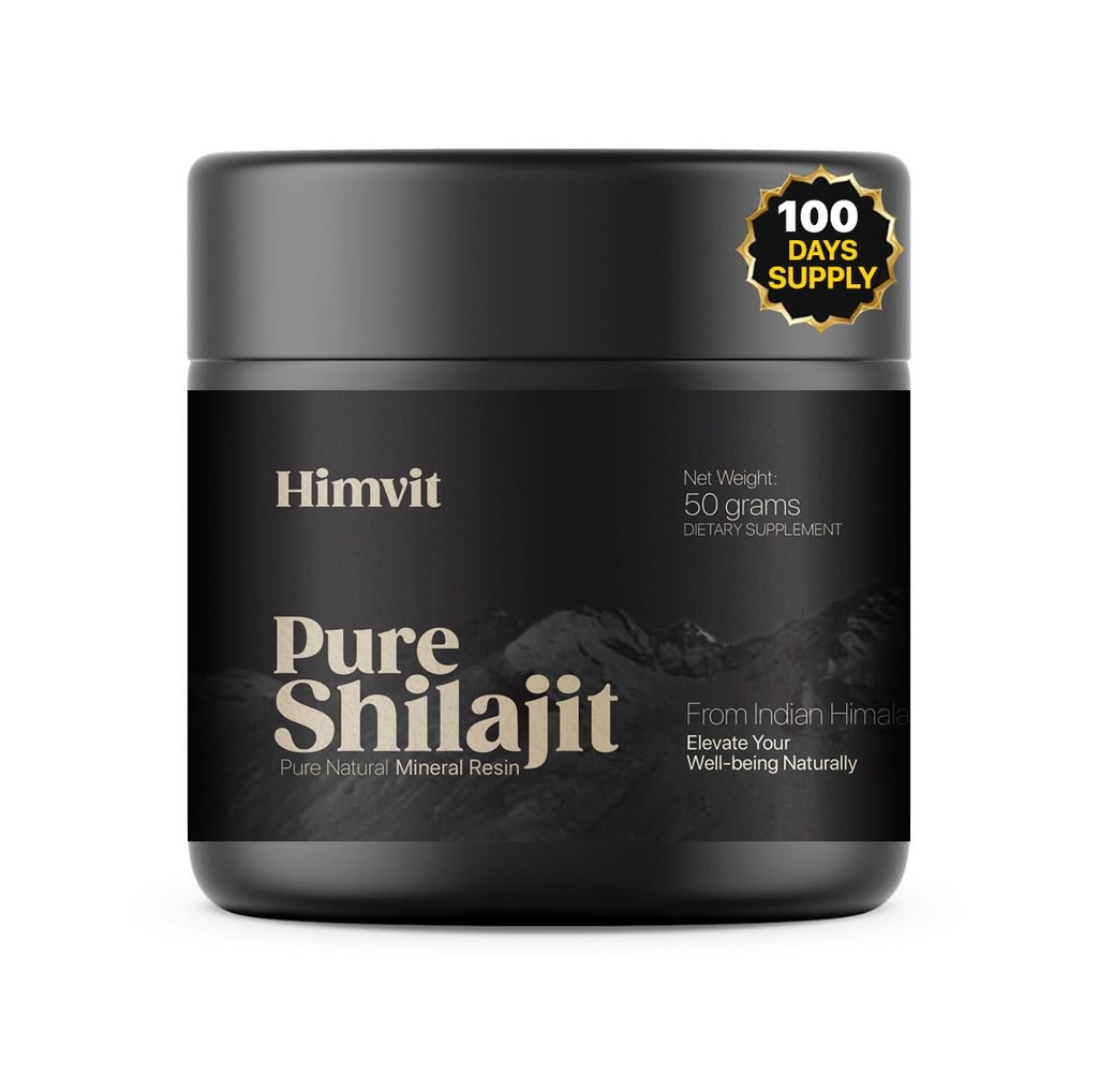 실험실 보고서를 가진 순수한 Himalayan 유기 Shilajit 수지 남자 & 여자 Fulvic 산 & 추적 광물 Humic 산 보충교재 수지| 지원 에너지, 대사 및 면제| 50 그램