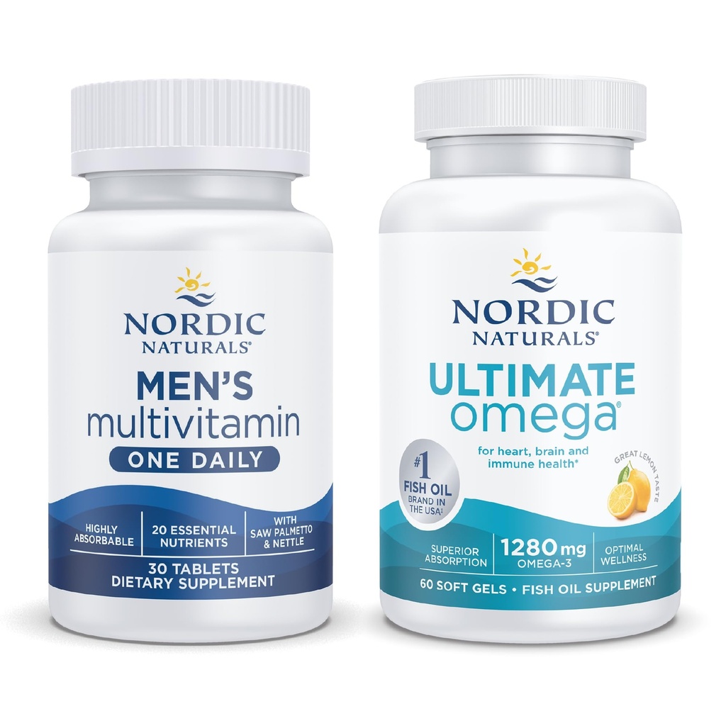 Nordic Naturals Starter Pack - 남성 멀티비타민 1일, 얼티밋 오메가