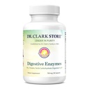 클라크 소화 효소 보충 - 700mg, 50 젤라틴 캡슐, 소화 건강 및 Gut 기능을 촉진