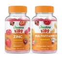 Lifeable 아연 어린이 + Multivitamin 어린이, Gummies 번들 - 훌륭한 타스팅, 비타민 보충, 글루텐 무료, GMO 무료, Chewable Gummy