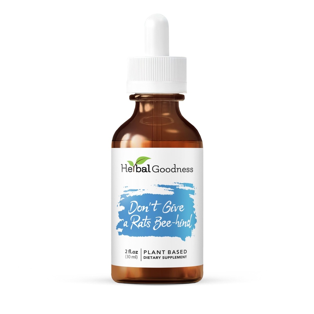 초본 건강은 쥐 꿀벌을 제공하지 않습니다 - 2 Fl.oz - Calm Aid, 초본 보충교재, Kava 하락, Chamomile 보충교재, 레몬 발름 | 성인을 위한 Calming 보충교재, 지원 Relaxation
