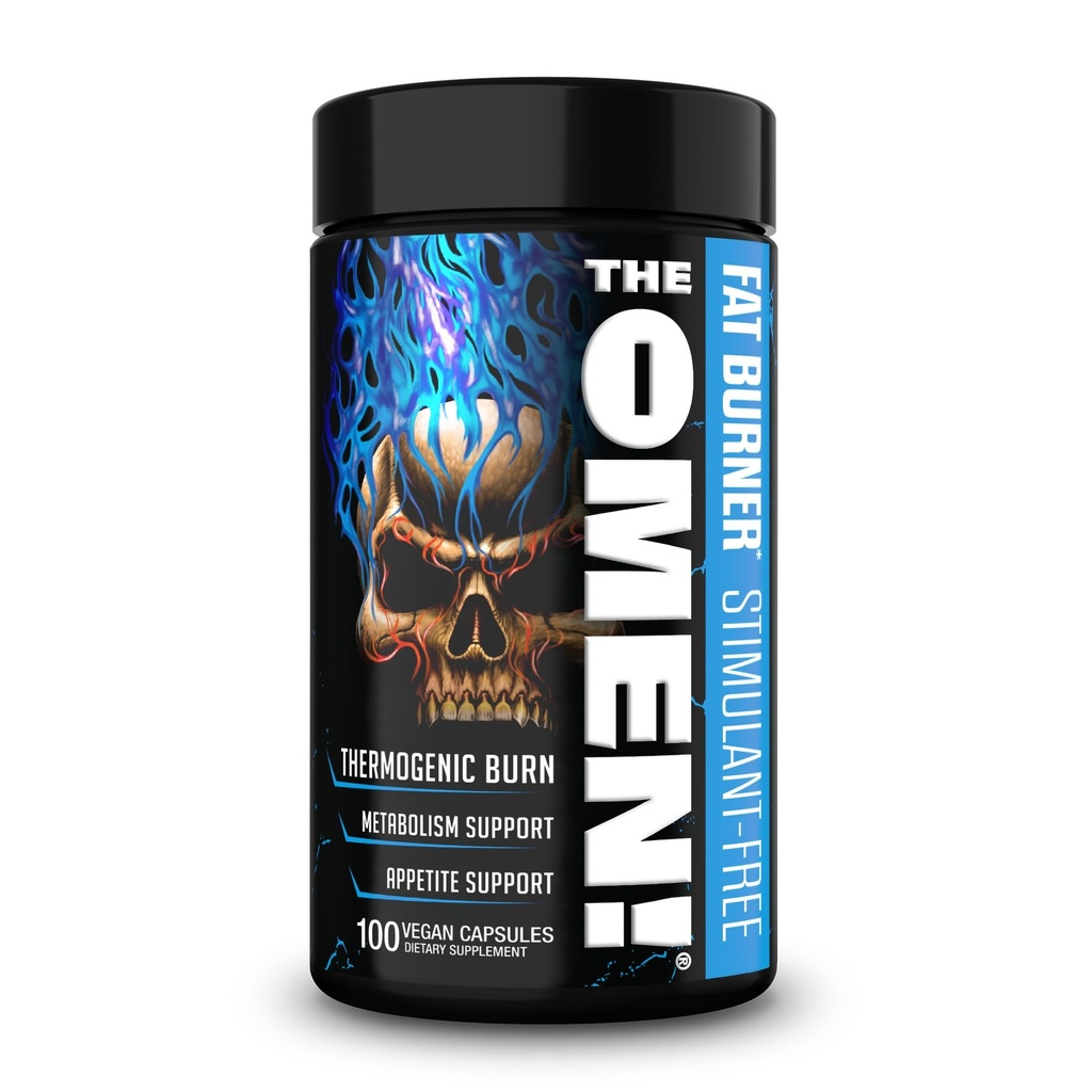 JNX 스포츠 오멘! 남성과 여성을 위한 비 자극제 Thermogenic 뚱뚱한 가열기 | 체중 감소 보충교재, 카페인 자유로운 & 식욕 억제제 | 100개의 캡슐