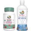 MaryRuth's Multivitamin Gummies for Women (Cherry & Raspberry) & Liquid Nighttime Multimineral Coconut (32oz) | Clean Label Project Verified® | Vegan | 아름다움, Bedtime Routine 및 전반적인 건강