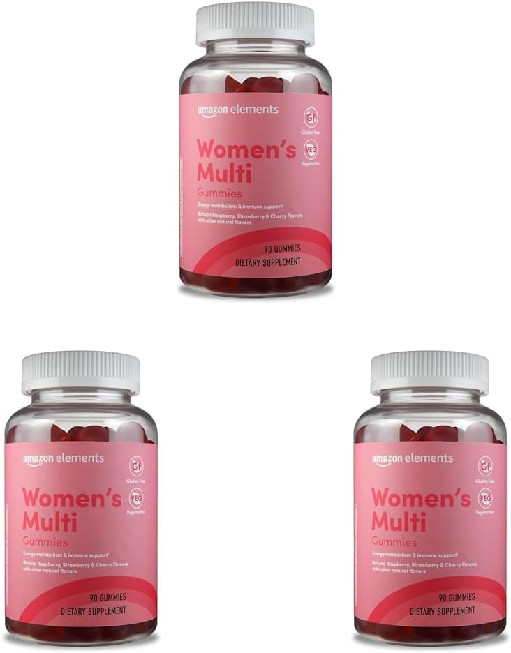 성분 - 성인 여성 유기 Multivitamins, 90 Gummies (30 서빙), 채식, 글루텐 무료 (이전 개정) (패치 3)