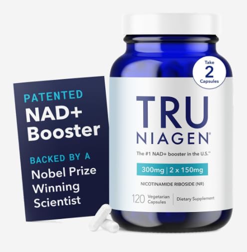 TRU NIAGEN - 특허 Nicotinamide Riboside NAD + 관련 기사 NR 지원 세포 에너지 대사 & 수선, 활력, 심장의 건강한 노후화, 두뇌 & 근육 - 60의 서빙/120의 캡슐