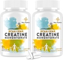 BCAA & HMB를 가진 8에서 1 크레아틴 Monohydrate, 남자 & 여자를 위한 5000 mg, 근육, 회복, 내구시간 & 힘, 높은 흡수, 레몬 풍미, 설탕 자유로운, 180의 정제를 위한 크레아틴 Chews