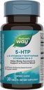 자연의 방법 5-HTP, L-5-Hydroxytryptophan, 도움은 긍정적인 전망*, 비타민 B6, 비타민 C, Griffonia 콩 추출물, 30의 정제를 승진시키기 위하여 세로토닌을 만듭니다 (포장 May Vary)