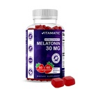 Vitamatic Sugar Free Melatonin 30mg per Gummy - 60 서빙 - 60 채식주의자 Gummies - 보충 (60 개)의 비하 비트 형성