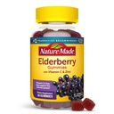 Nature Made Elderberry with Vitamin C 및 아연, 면역 지원, 60 Elderberry Gummies, 30 일 공급을위한 다이어트 보충