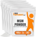 BulkSupplements.com MSM 분말 - Methylsulfonylmethane, MSM 보충교재 - MSM 순수한 분말, MSM 3000mg - 합동 건강을 위해, 글루텐 자유로운, 봉사 당 3000mg, 5kg (11 lbs) (포장 5)
