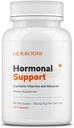Hormonal 지원 - 여성, PMS 지원 보충교재 & 여성을 위한 호르몬 균형 보충교재, 지원 에너지, 무드 그네, 뜨거운 섬광, Menopause Hormonal 균형 (60의 모자)