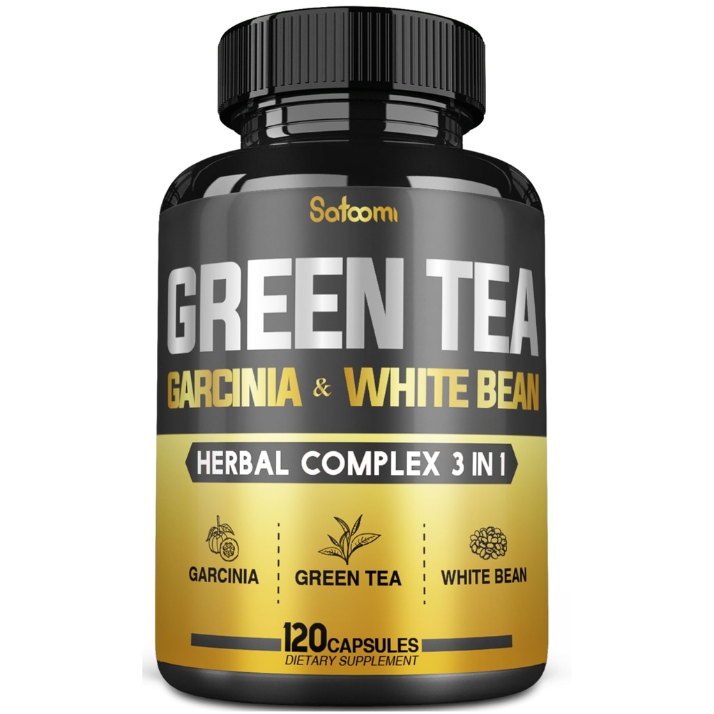 녹차 추출물 알약 EGCG 16000Mg 당 12000Mg 녹차, 2000Mg Garcinia Cambogia & 2000Mg 백색 신장 콩 - 지원 몸 균형, 심장 & 면역 건강 - 120의 캡슐 2 달 공급