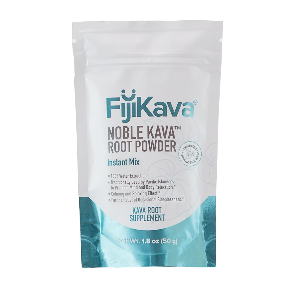 피지카바 인스턴트 카바 카바 분말 50g - 높은 Kavalactone 콘텐츠와 프리미엄 카바 뿌리 분말 - Calmness, 스트레스 완화 및 수면 지원을위한 자연 휴식 보조 - 쉬운 - Mix