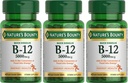 자연의 현상 비타민 B-12 5000 mcg, 40 빠른 용해 정제 (포장 3)