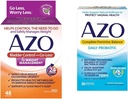 AZO Bladder Control with Go-Less® & Weight Management Dietary Supplement & Complete Feminine Balance Daily Probiotics for Women, 임상적으로 보호하는 데 도움이됩니다.